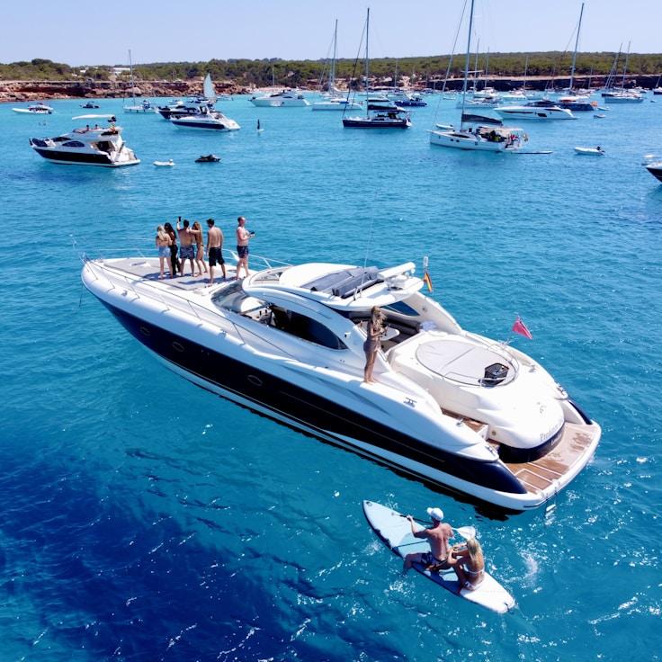 Corporate retreat on yacht